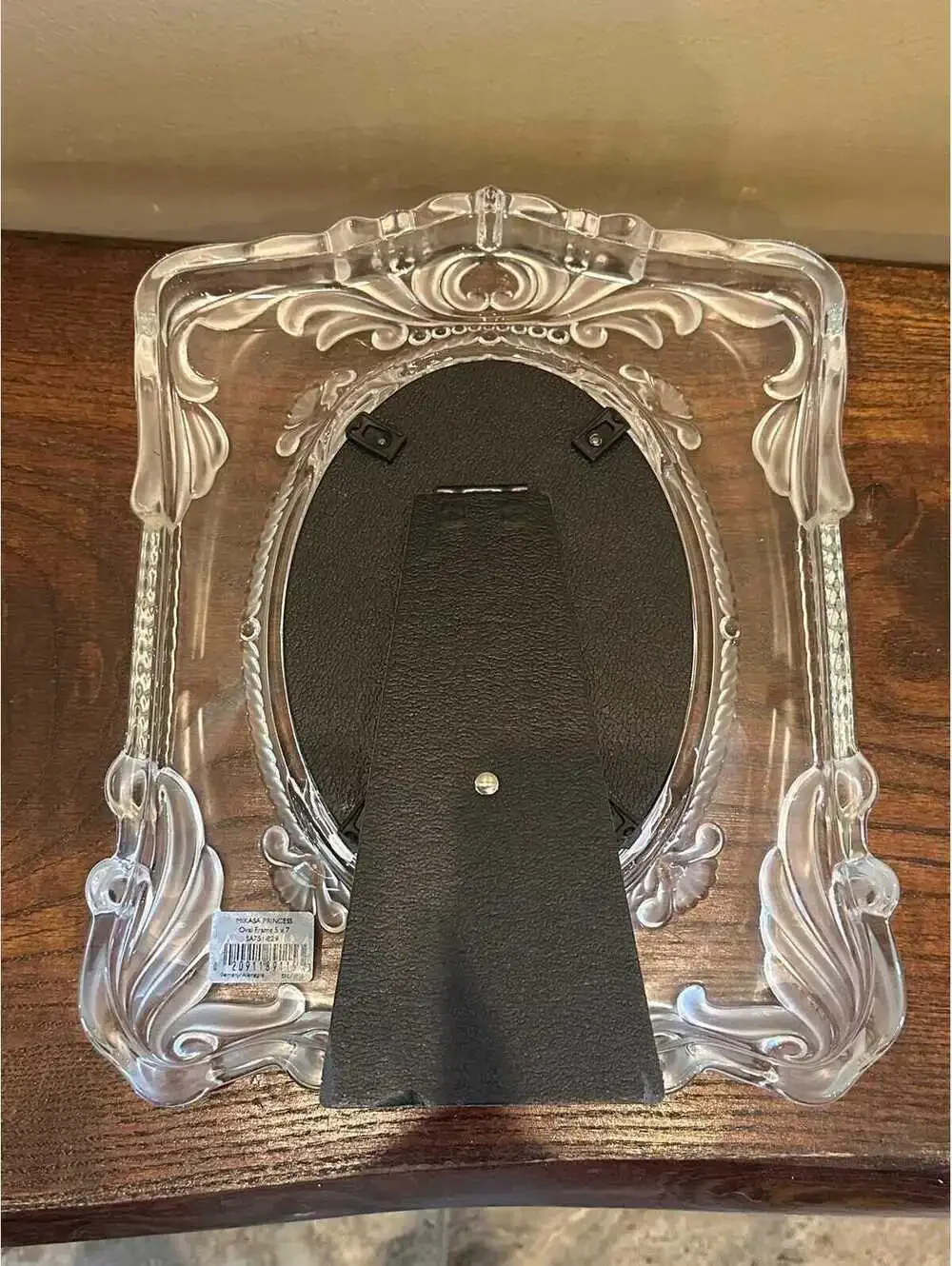 Vintage Mikasa Luxury ‘Princess’ Glass Crystal Picture Frame 5x7